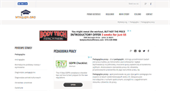 Desktop Screenshot of pedagogika-pracy.wyklady.org