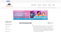 Desktop Screenshot of krzysztof-baczynski.wyklady.org